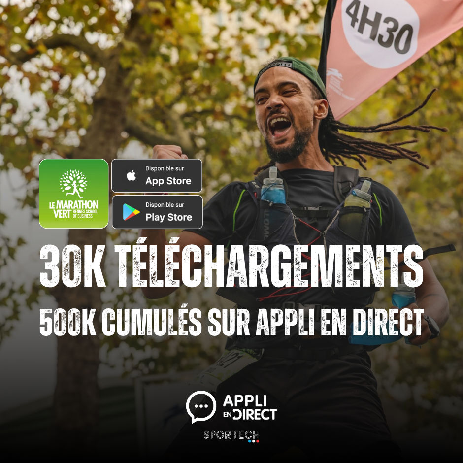 🏃‍♂️ Week-end gagnant pour le Marathon Vert et Appli en Direct !
